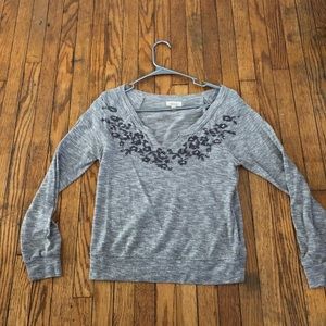 American eagle crop sweater